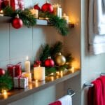 Sådan skaber du julestemning på badeværelset med en badeværelseshylde til dit hjem